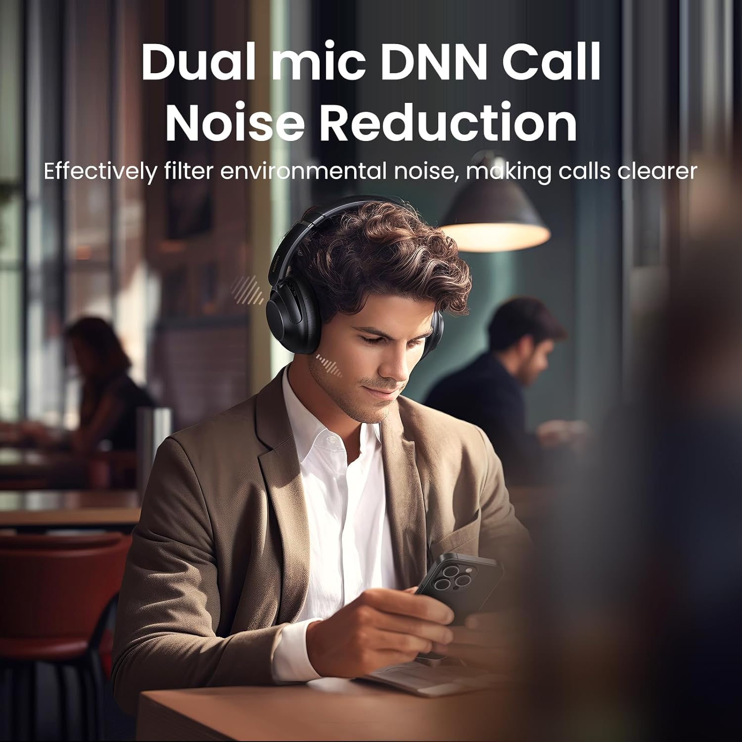  UGREEN Noise Cancelling Wireless Headphone HiTune Max5